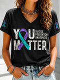 Women's Suicide Prevention Awareness T-Shirt