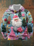 Men's Santa Print Hoodie