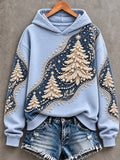 Damen-Sweatshirt mit Weihnachtsprint