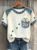 Women's Casual Print Short-Sleeve T-Shirt