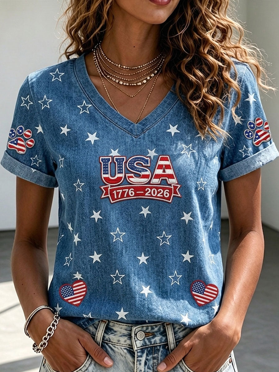 Women's American Paw T-Shirt