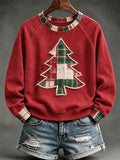 Women'S Christmas-Themed Printed Sweatshirt