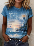 Women's Mental Health Graphic Short-Sleeve Crewneck T-Shirt