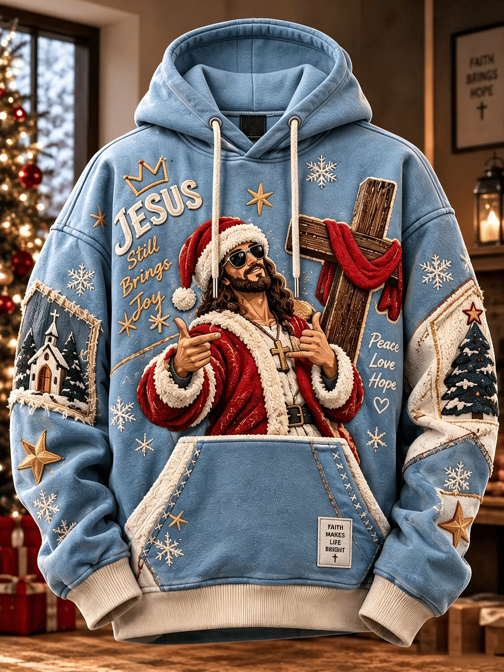 Men's Christmas Faith Hoodie