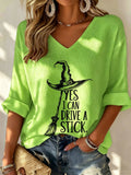 Women's Halloween Casual Printed Top
