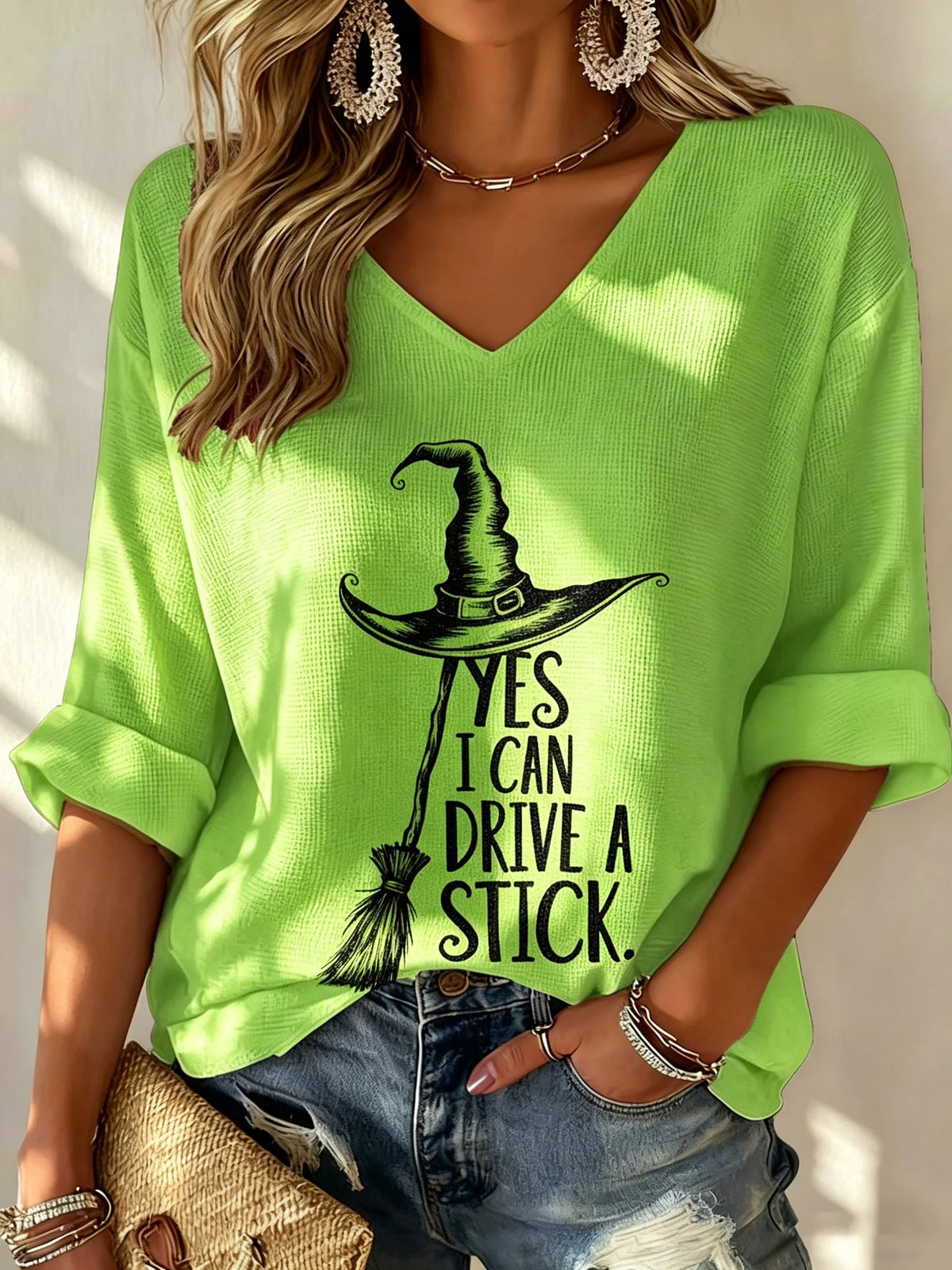 Women's Halloween Casual Printed Top
