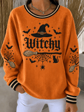 Women'S Casual Printed Sweatshirt