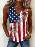Women's 250th Anniversary of the Founding of the U.S. Printed Tank Top
