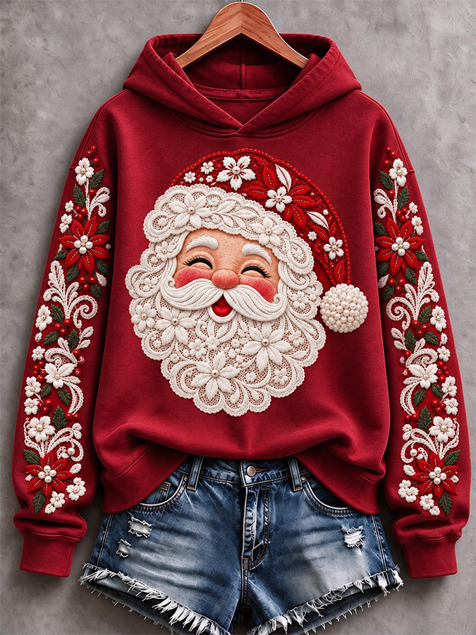 Women'S Cat Print Casual Hoodie