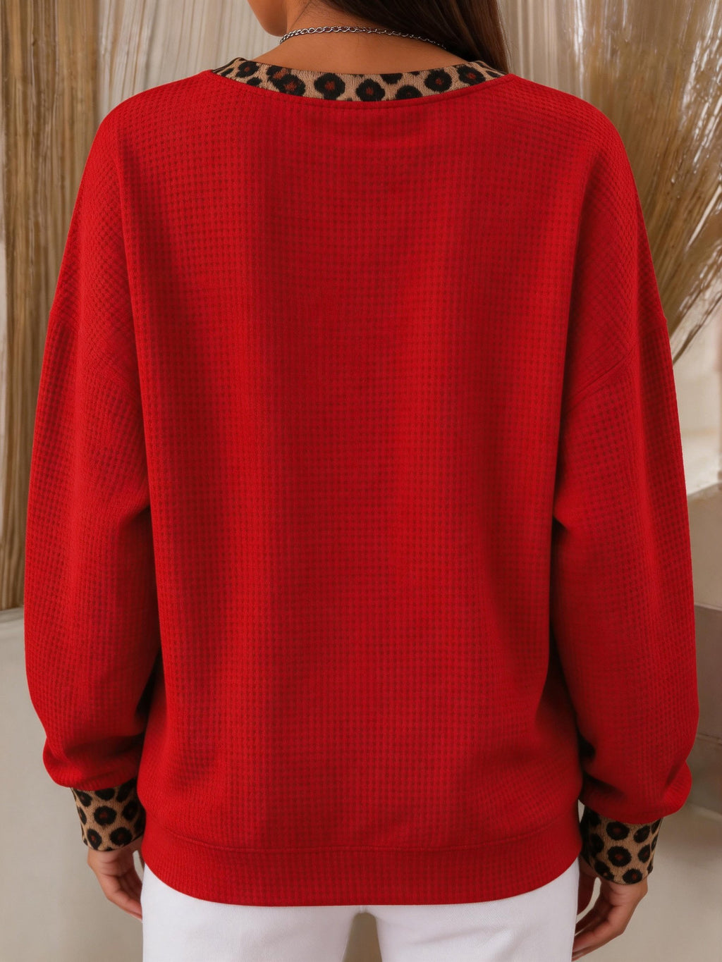 Damen-Freizeit-Sweatshirt mit Print