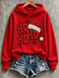 Damen-Hoodie mit Weihnachtsmotiv