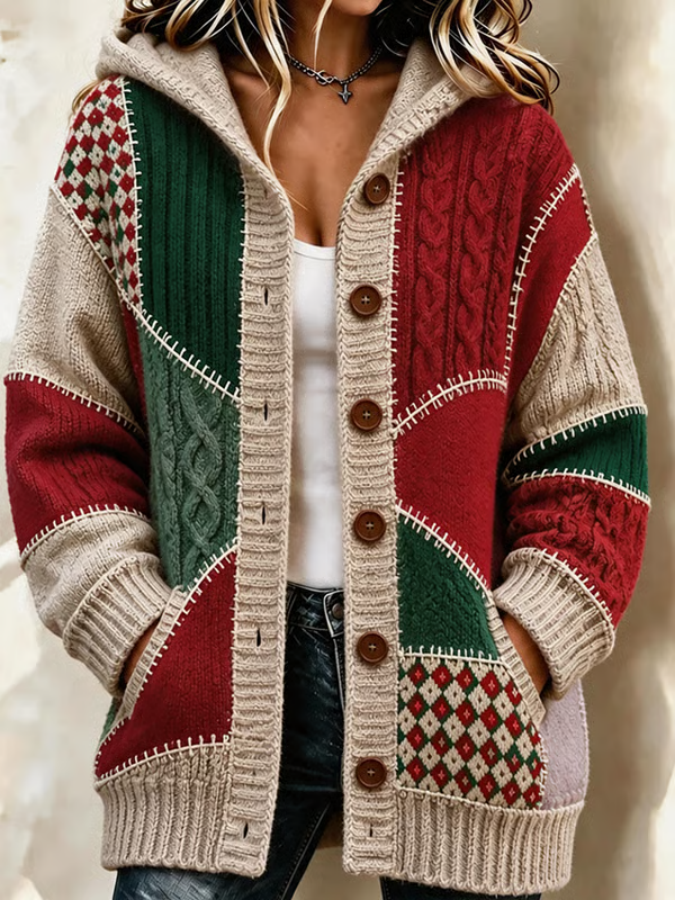 Women'S Casual Printed Cardigan