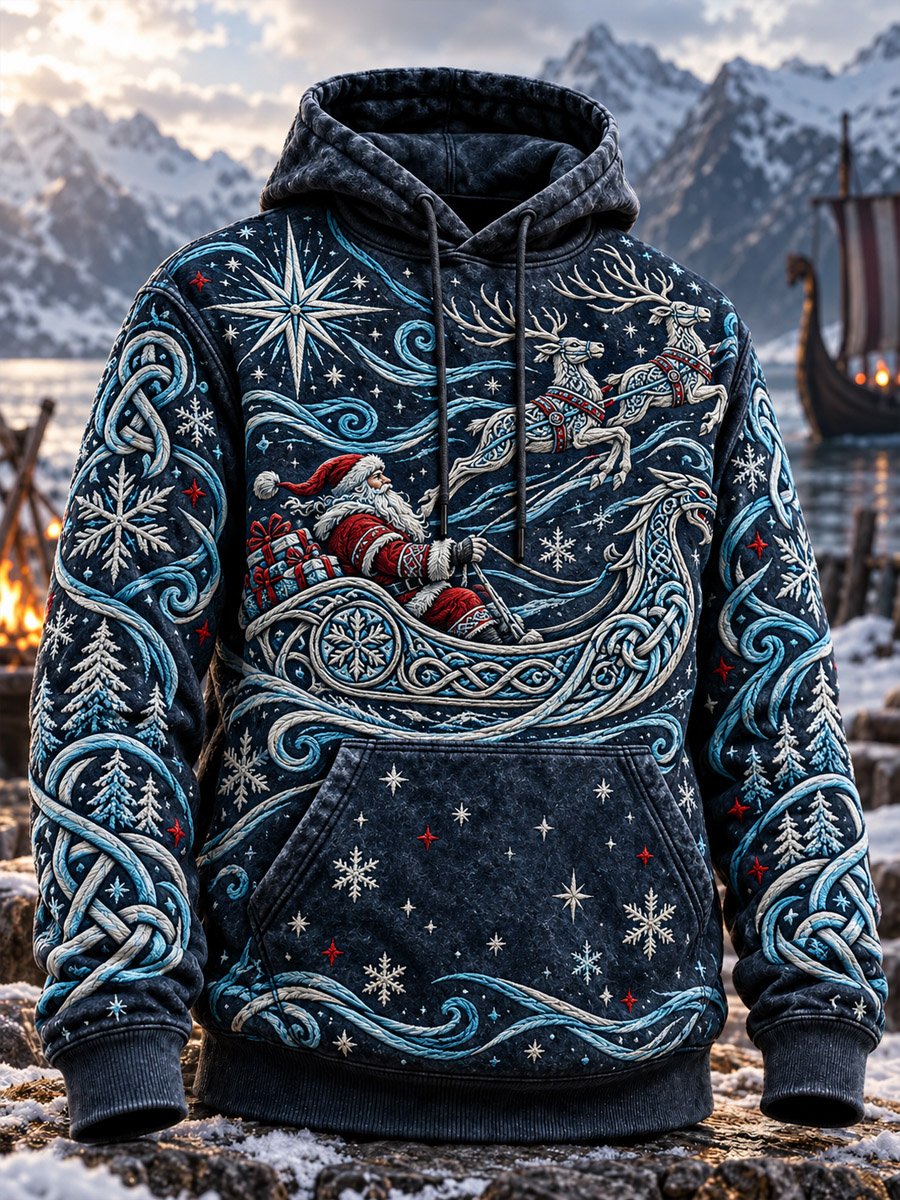 Men's Vintage Viking Art Top