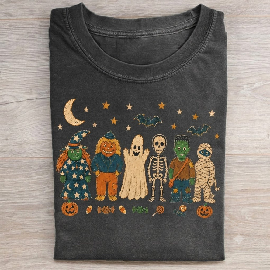 Vintage Halloween Characters T-shirt