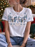 Women's Christmas Art Printed Hoodie