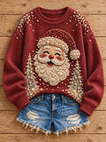 Women's Santa Claus Graphic Print Sweatshirt