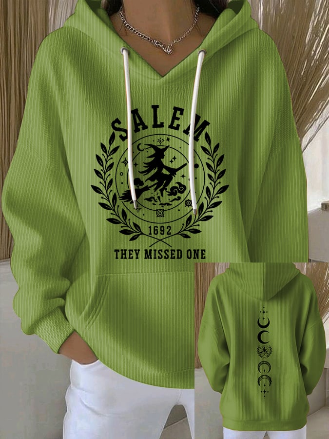 🔥HOT SALE🔥Women's 1692 Salem They Missed One Print Casual Sweatshirt