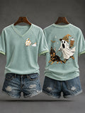 Women's Autumn Animal Series Casual T-shirt