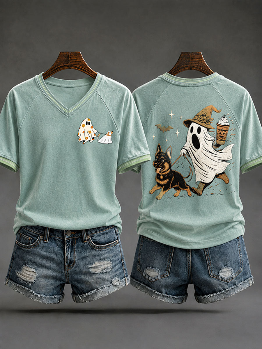 Women's Autumn Animal Series Casual T-shirt