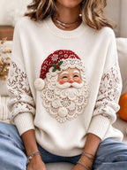 Women'S Christmas Print Casual Knitted Sportswear