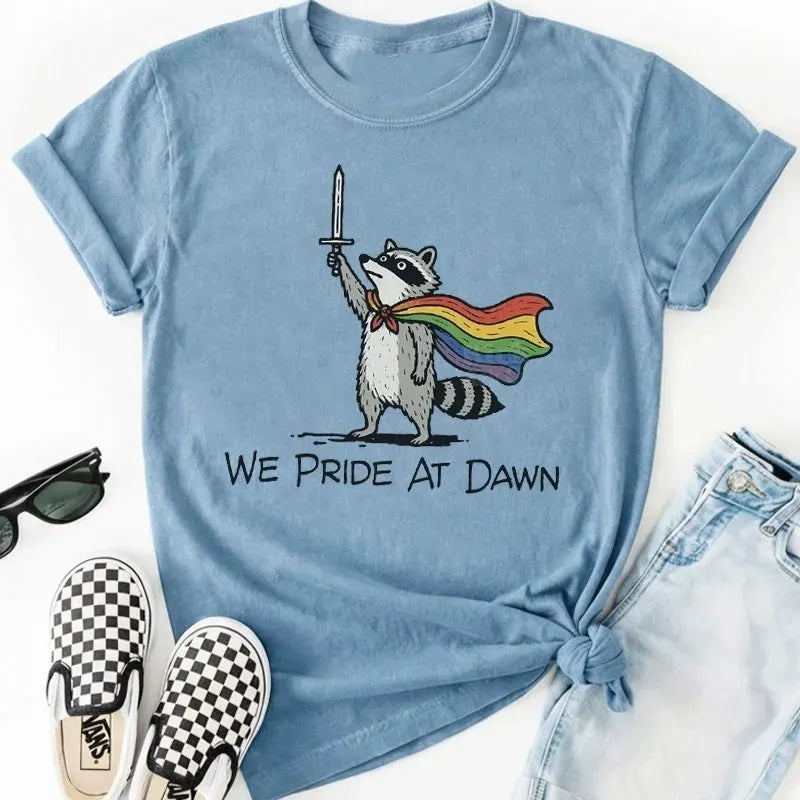 We Pride At Dawn Cotton T-Shirt