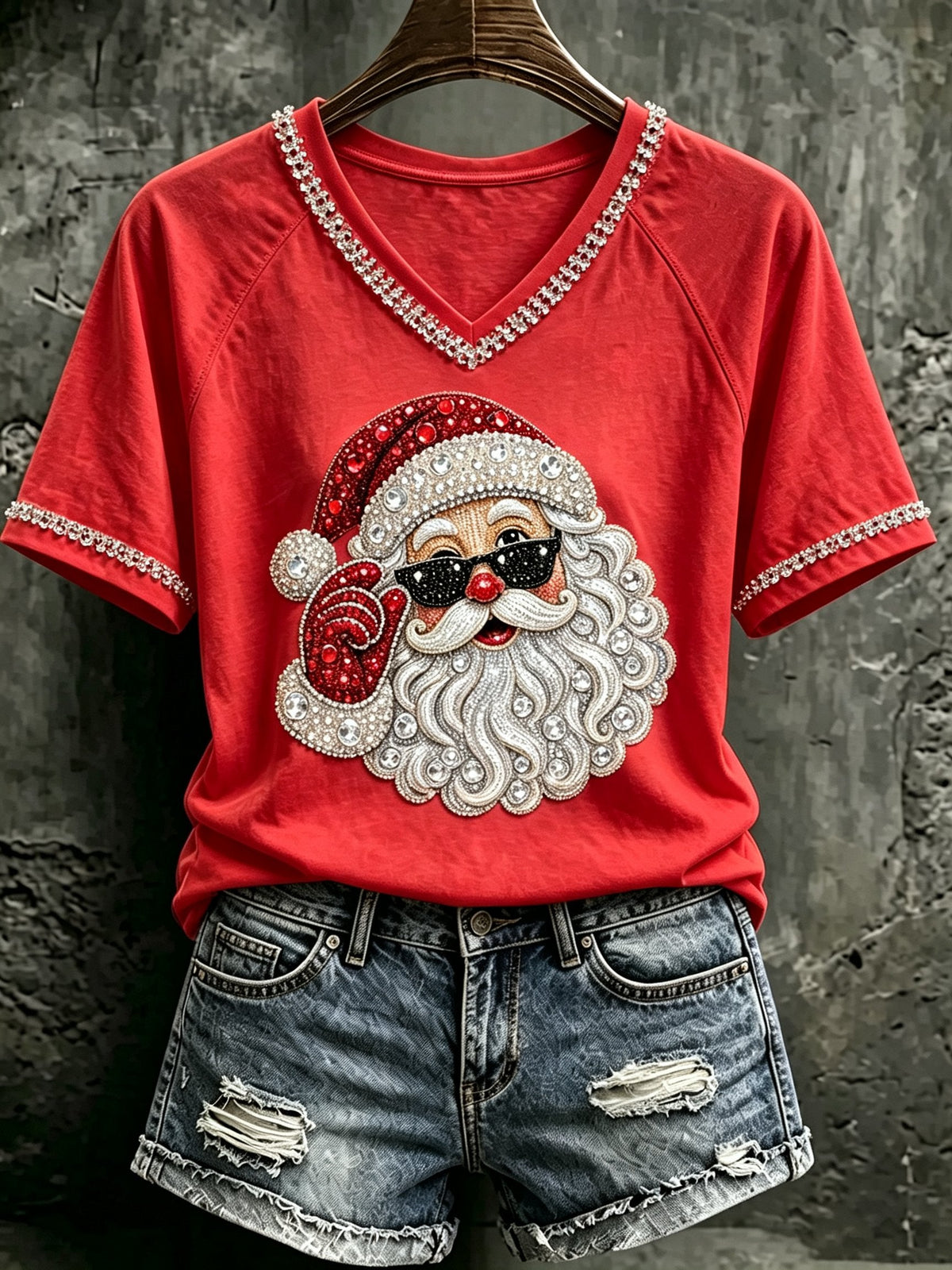 Women's Christmas Print T-Shirt