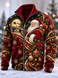 Weihnachtsflanelljacke für Herren