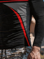 Men's Outdoor Sun Protection Breathable Cool Hooded Sun Protection Long-Sleeved Top