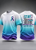 Men's Suicide Prevention Awareness Short-Sleeve T-Shirt