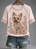 Women's Art Dog Tee