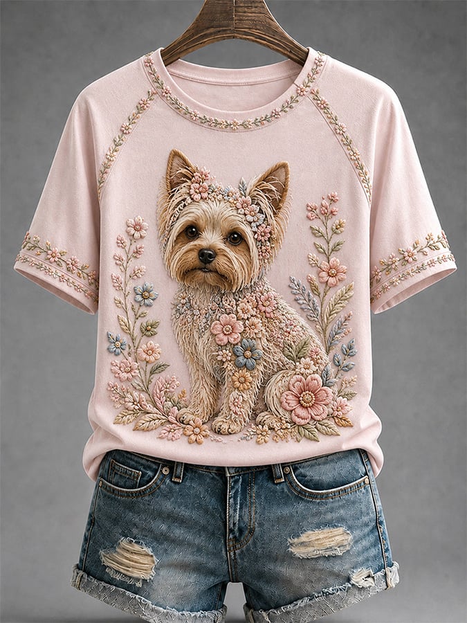 Women's Art Dog Tee