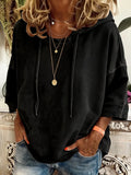 Women'S Vintage Distressed Washed Oversized Hoodie