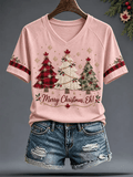 Women's Canadian Christmas-Themed T-Shirt