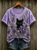 Women's Alzheimer's Awareness Graphic Print T-Shirt