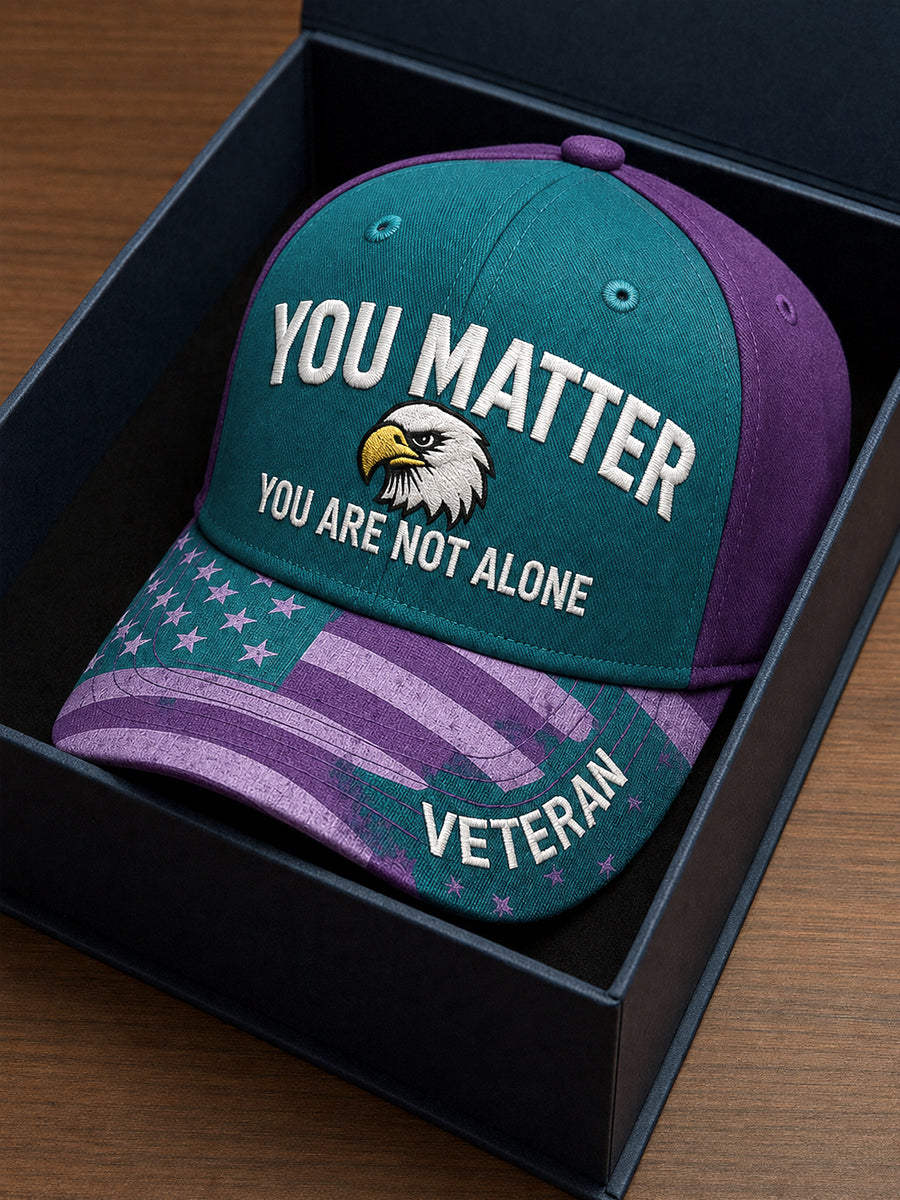 Veteran Suicide Prevention Awareness Month Print Baseball Cap