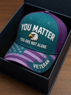 Veteran Suicide Prevention Awareness Month Print Baseball Cap