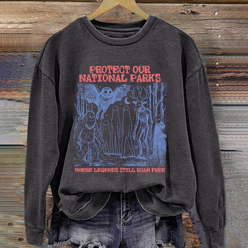 Cryptid National Parks Sweatshirt
