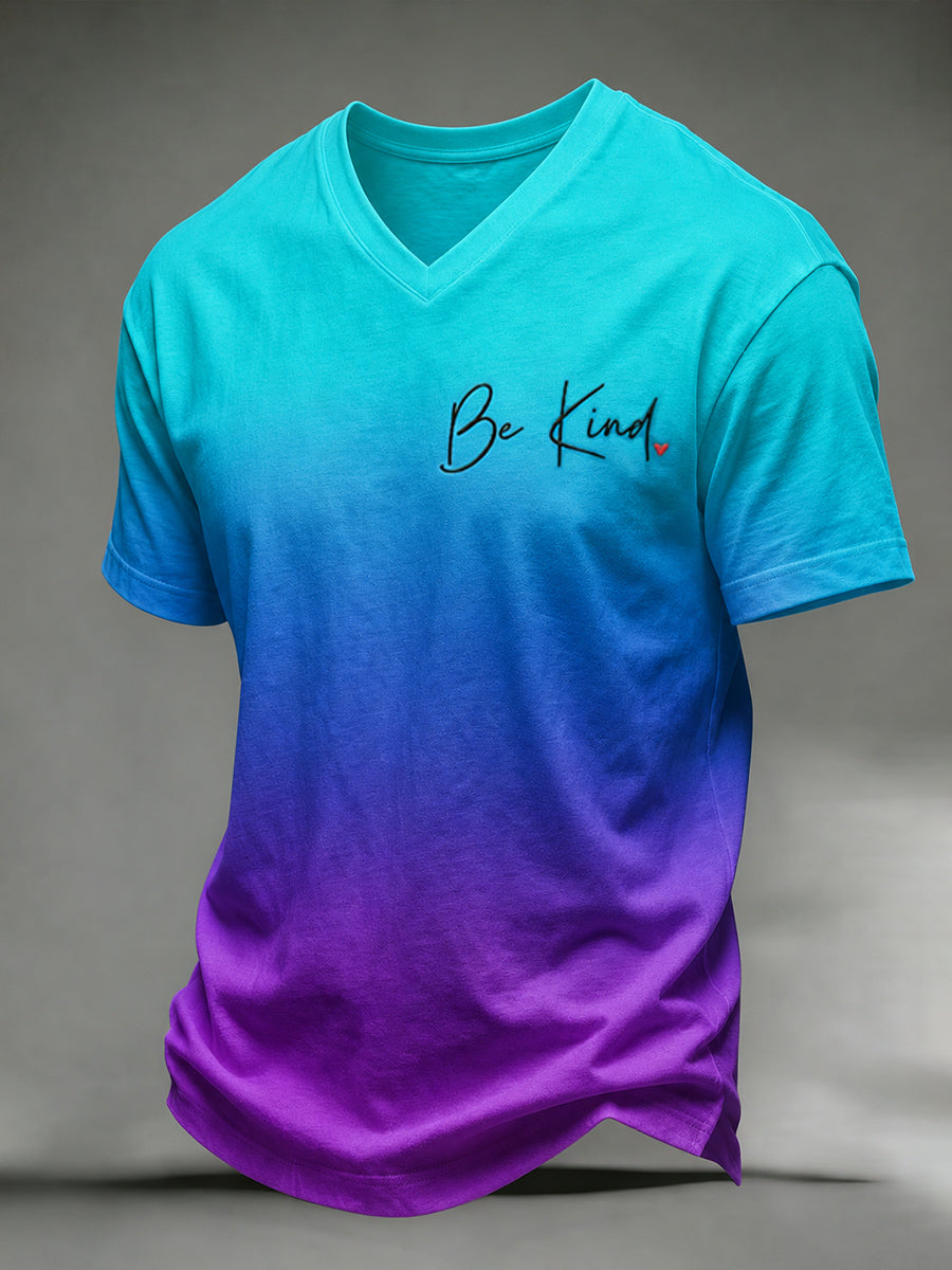 Men's Suicide Prevention Awareness Art Print Casual T-Shirt