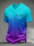 Men's Suicide Prevention Awareness Art Print Casual T-Shirt