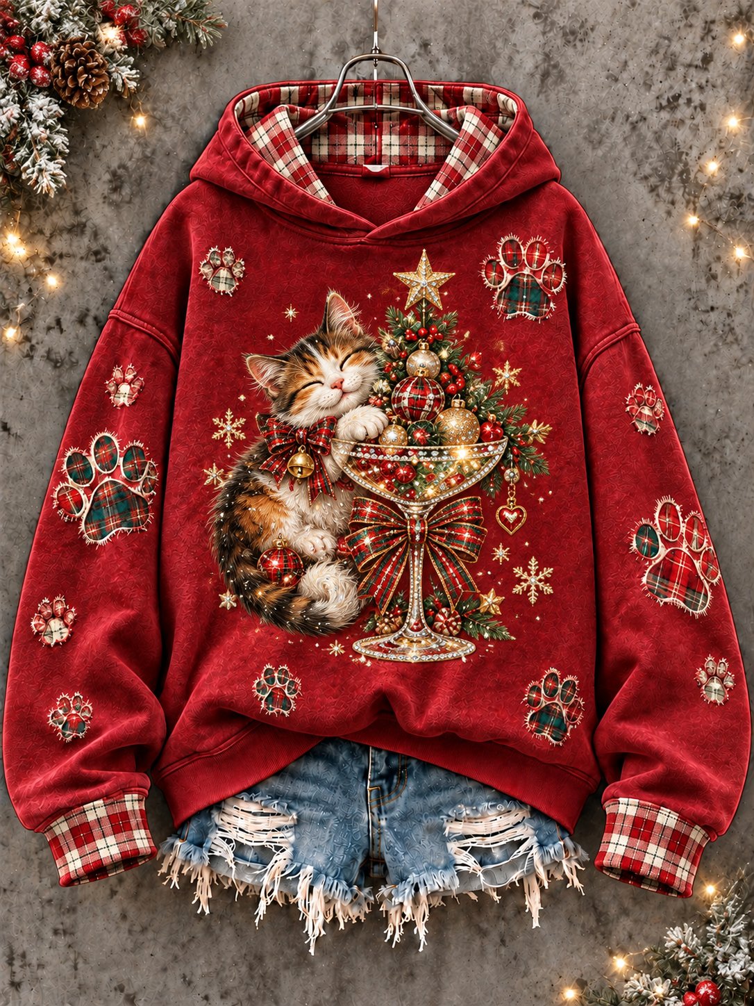 Women's Christmas Print Sweatshirt