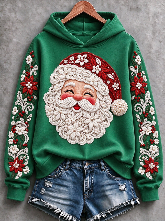 Women'S Cat Print Casual Hoodie