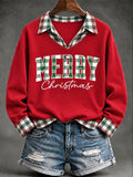 Damen-Weihnachts-Freizeit-Sweatshirt