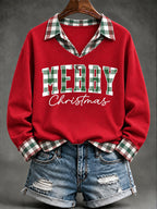 Damen-Weihnachts-Freizeit-Sweatshirt