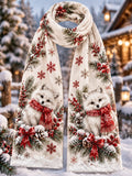 Christmas Animal Print Scarf