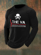 Men's The Va Veterans Day  Long Sleeve 100% Cotton T-Shirt