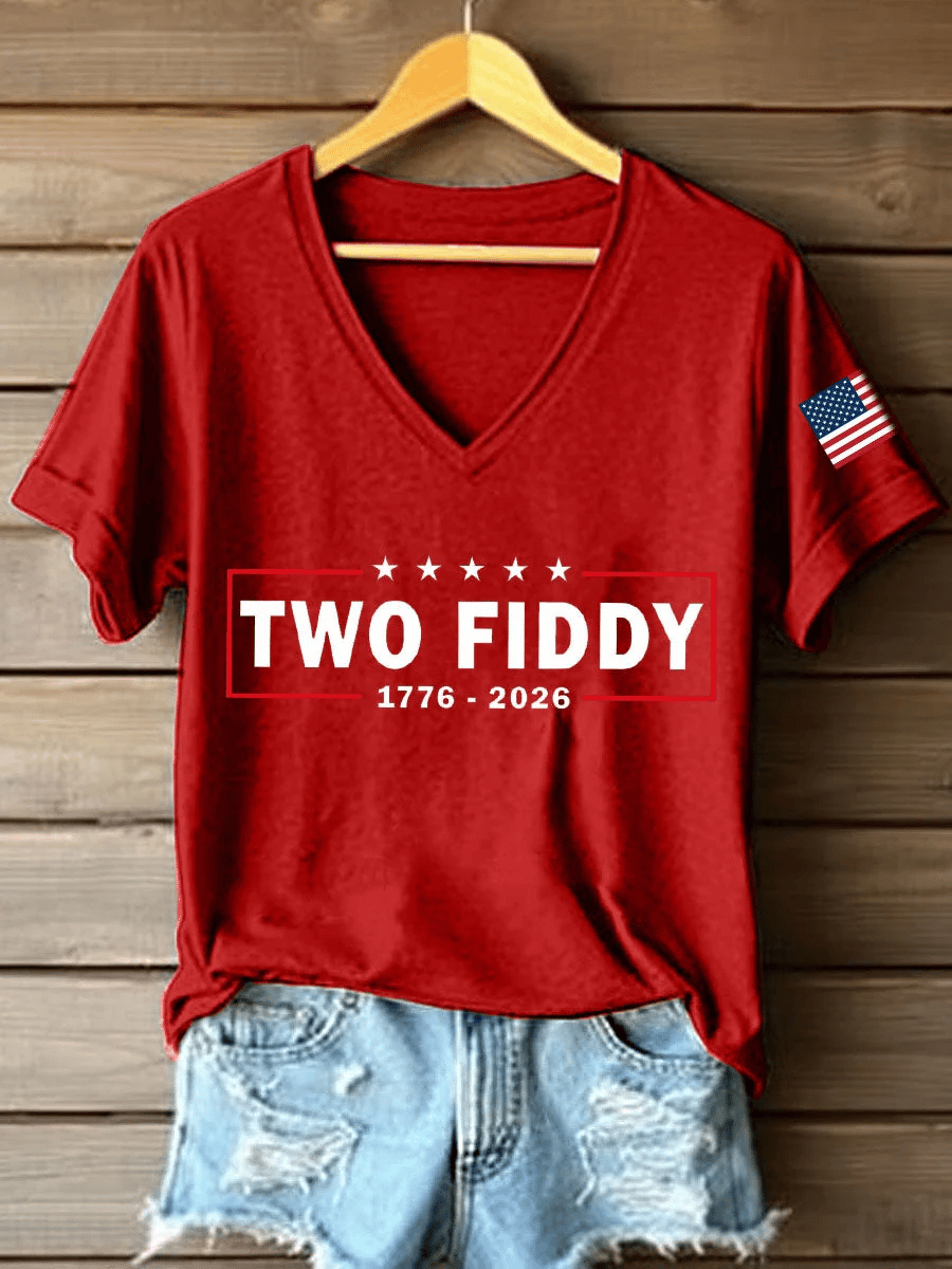 Women's Two Fiddy Print T-Shirt