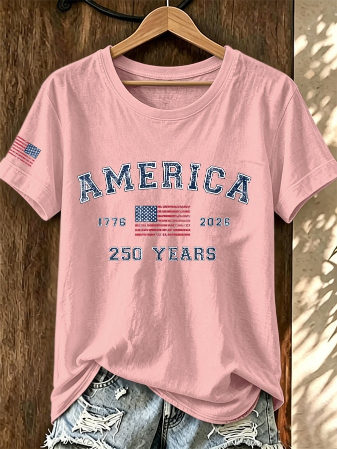 Women's Casual Print Short-Sleeve T-Shirt