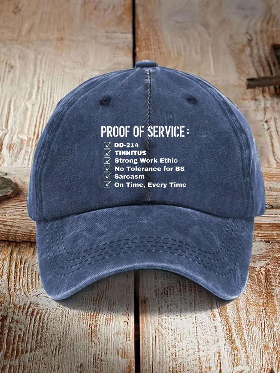 Proof Of Service  Pattern Washed And Distressed Hats