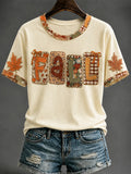 Women's Fall Short-sleeved T-shirt