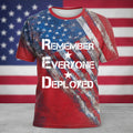 Men's Red Friday Print Casual T-Shirt